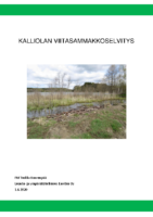 Selostus_Liite_13_Viitasammakkoselvitys