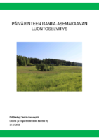 Selostus_Liite_6_Päivärinteen ranta-asemakaavan luontoselvitys