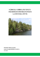 Selostus_Liite_4_Honkala-Annalan ranta-asemakaavan muutoksen luontoselvitys_22.9.2021